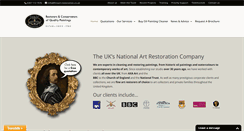 Desktop Screenshot of fineart-restoration.co.uk